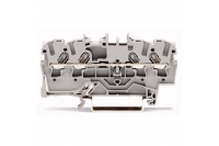 2001-1401 BORNE DOUBLE 1.5MM² GRISE