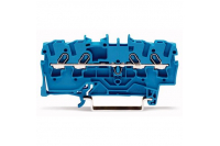 2001-1404 BORNE DOUBLE 1.5MM² BLEU