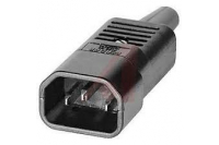 Connecteur IEC Mâle C14 Schurter, Montage sur câble, 10.0A