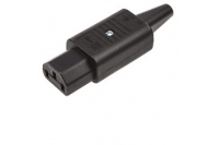 Connecteur IEC FEM C13 Schurter, Montage sur câble, 10.0A